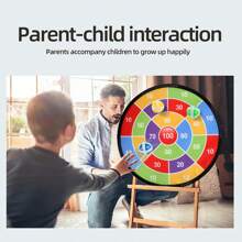 1 件儿童 3 色蒙古包游戏屋玩具，2 合 1 飞镖和球类运动游戏，圣诞节和万圣节派对装饰室内/室外玩具帐篷，适合男孩和女孩 - 彩色 - 查看 6