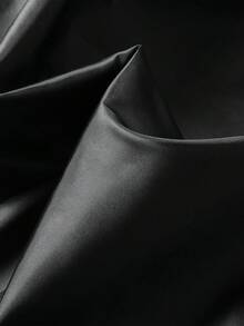 Men's Sleeveless Vest With PU Leather Panel, Warm And Windproof Stand Collar Winter Jacket