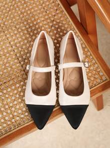 Women's Flat Casual Slip-On Patchwork Loafers, Retro Style Daily Wear Shoes - Multicolor - View 6