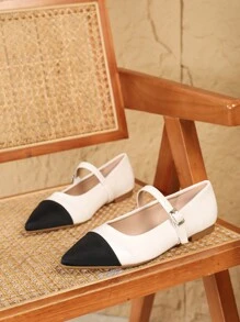 Women's Flat Casual Slip-On Patchwork Loafers, Retro Style Daily Wear Shoes - Multicolor - View 4