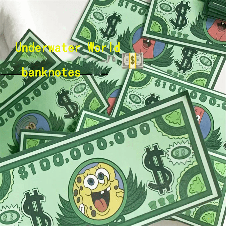 POTDEMIEL Crab Castle King Underwater World Squidward Money Comic Con