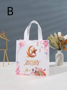 4/8/12 sztuk Moon Festival Urodzinowy prezent Pachaging Non-Woven Fabeic Totebags
