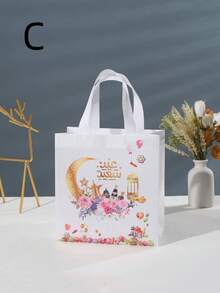 4/8/12 sztuk Moon Festival Urodzinowy prezent Pachaging Non-Woven Fabeic Totebags