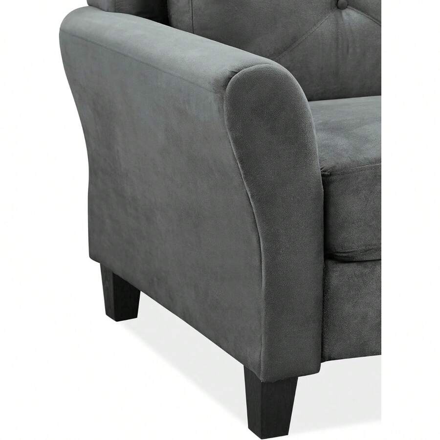 Harrington Sofa In Grey, Dark Grey SHEIN USA