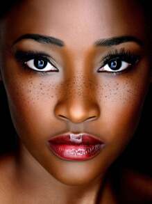 2 件，临时纹身贴纸，金银色闪光雀斑面部纹身，化妆贴片 - 雀斑化妆，人造雀斑防水临时纹身可爱闪光化妆配件女士 - 黑色 - 查看 3