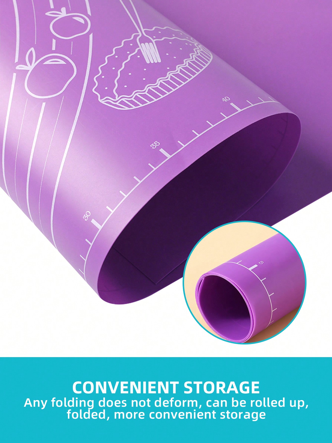 قالب عجن قطعة واحدة - غير لاصق ، سهل التنظيف ، تخز...