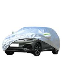 Funda Para Auto Tamaño Universal Protector Para Auto Impermeable - Gris - Ver 1