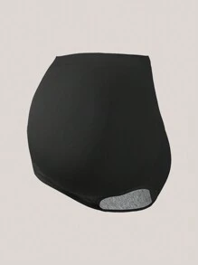 5 Pack Maternity Comfortable Nylon Underwear, High Waist Pregnancy Under Pants For Pregnant Women Mid-Late Term