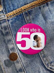 1/5/10/50/100/500pcs, Customized Design Badges/Pins, Customizable Text/Logo/Photo, Personalized Text Badges, Customized Pins, Personalized Backpack Badge Accessories - Style 1 - View 7