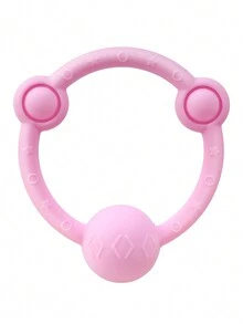 PopLittleOne 1 件婴儿硅胶摇铃玩具纯色婴儿出牙玩具婴儿教育互动感官玩具柔软婴儿新生儿用品 - 彩色 - 查看 14