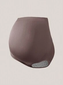 5 Pack Maternity Comfortable Nylon Underwear, High Waist Pregnancy Under Pants For Pregnant Women Mid-Late Term