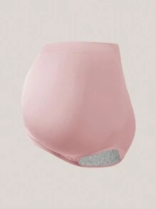 5 Pack Maternity Comfortable Nylon Underwear, High Waist Pregnancy Under Pants For Pregnant Women Mid-Late Term