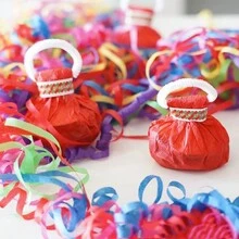 5pcs/10pcs/20pcs Hand-Thrown Ribbon Ambiance Props Containing 20 Ribbons For Wedding Party Spider Silk Birthday Hand-Thrown Celebration Spray Flowers - Multicolor - View 8