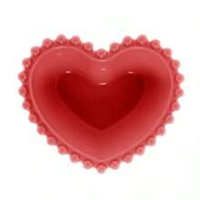 Set Of 4 Red Heart Porcelain Bowls 13cm X 11cm X 4cm Bon Gourmet 4 PIECES - 紅色 - 查看 5