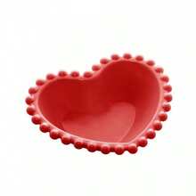 Set Of 4 Red Heart Porcelain Bowls 13cm X 11cm X 4cm Bon Gourmet 4 PIECES - 紅色 - 查看 7