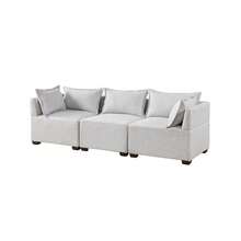 Gracie Mills Wolfe ContempoBlend 3-Piece Modular Sofa Set - GRACE-15498 - Ngà voi - Xem 2