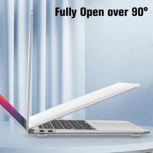 Transparent Case Compatible With MacBook , Sturdy Protective Plastic Hard Shell Case Cover For Air Pro Case - Clear