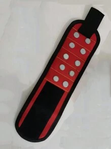1 st. Geschikt voor het plakken van opslag, schroeven, spijkers, boren, enz. Magnetische polsband Magnetische gereedschapsset Elektricien accessoires Magneetplukker om schroeven te absorberen Magnetische polsband Vijf rijen van tien magneten