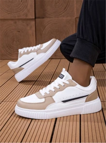 情侣鞋尺码 36-45，女士休闲鞋，男士运动鞋，系带软底平底舒适男鞋，轻便低帮日常休闲鞋