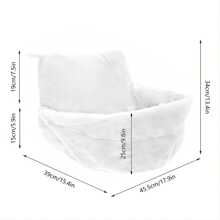 Hamaca para mascotas, adecuada para radiadores, barandillas, etc., para que la usen mascotas pequeñas y gatos