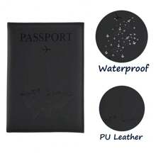 [Personalizado] Funda para pasaporte de PU ultradelgada en color macarrón personalizada, accesorios de viaje, portapassaporte, portadocumentos, tarjetero, portacredenciales, artículos de viaje personalizados unisex