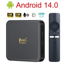 Q96 OHP TV98 PRO 电视盒 Android 14 ATV H313 四核 5G 双 Wifi 8K 4K 媒体播放器支持语音遥控电视盒 - 查看 3