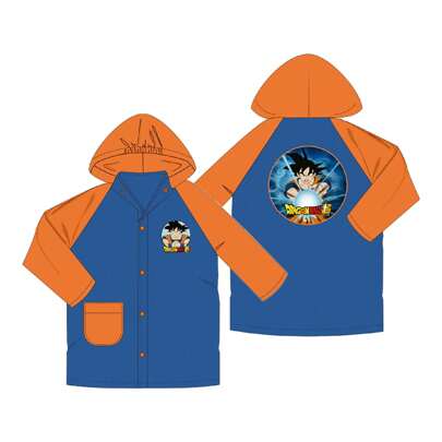  Pack 8 Waterproof And Light Dragon Ball Raincoats | Dragon Ball Rain Jackets With Hood, Offer Complete Protection On Rainy Days