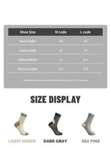 Naturehike 1 Pair Contrast Color Quick Dry Long Socks, Elastic Hiking Camping Sport Socks Moisture Wicking