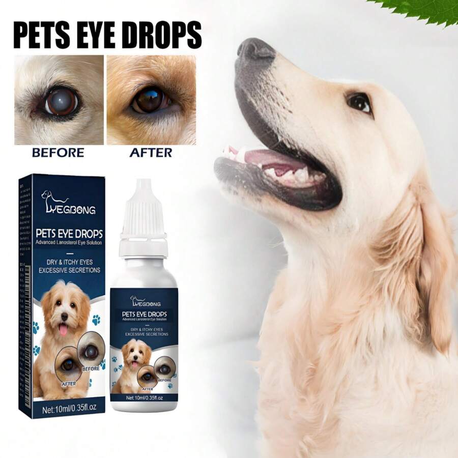 Pet Eye Drops For Cats And Dogs To Remove Tear Stains, Relieve Eye