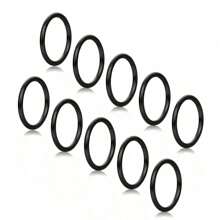 10入組16G鼻環、鼻中隔環，316L不過敏不鏽鋼Helix、軟骨、Daith穿孔首飾