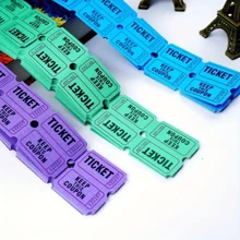 100/200pcsRaffle Tickets, Double Tickets, Event Tickets, Admission Tickets, Class Rewards, Fundraising Activities And Lucky Draws