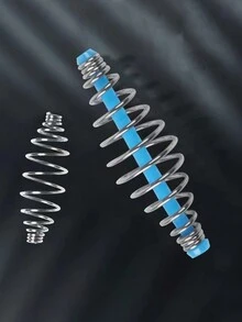 10pcsSpring-Loaded Hook For Carp And Grass Carp Fishing, With Spring-Loaded Bait Holder And Soft Core Lure.(CoreThe Colors Are Random) - Multicolor - View 2