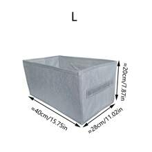 Multi-Functional Dormitory Toy & Clothes Storage Box, Gray, No Separation Layer, Drawer Style Clothes & Pants Storage Box Decorations Decor Festival Decor Room Decor Home Decor Decor Bedroom Decor Dress Pants Shoes Jeans Boots Skirtbedroom,Organizer,Organiser,Home Storage,White T Shirt Women,Black Pants Women,Ladies Winter Clothes,Dress,Winter Clothes For Ladies,Elegant Woman Dresses,White Shirt For Ladies,Long Sleeve,White Jumpsuit For Women,Spring Dresses For Women,Spring Outfits For Women,Spring,Spring Clothes,Minimalist,Summer Tops - Grey - View 3