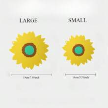 Sunflower Heat Resistant Placemat,Silicone Anti-Hot Bowl Pad Mat,Coaster For Home Kitchen Use