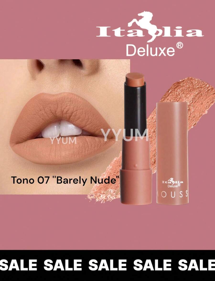Italia Deluxe Matte Mousse Stick - Tono 07 ''Barely Nude'' - View 1