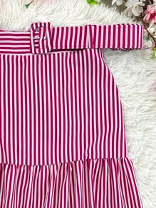 3 Marias Skirt With Striped Midi Belt Evangelical Fashion Launch - Hot Pink - View 4