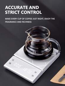 [ Khuyến mãi Giáng sinh ] Bán chạy nhất: 1 Cân điện tử nhà bếp đa năng độ chính xác cao màu đen có hẹn giờ, Cân nấu ăn nhà bếp độ chính xác cao, Cân cà phê cầm tay kiểu Ý, Cân cà phê thông minh để pha và nhỏ giọt cà phê, Cân pha cà phê espresso 3kg/0,1g có chức năng bóc vỏ, Màn hình LED, Dụng cụ làm bánh chính xác, Thích hợp để nấu ăn tại nhà Cân gram, Du lịch, Thực phẩm, Đồ dùng nhà bếp, Dụng cụ làm bánh, Dụng cụ cân thiết yếu cho cuộc sống - Nhiều màu - Xem 9