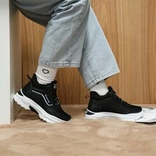 Nowe modne damskie krótkie buty na zimę, pluszowa podszewka, pogrubione, wodoodporne buty śnieżne, modny styl sportowy