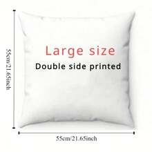 Customized Throw Pillow Cover With "God Said I'm The Theme" Image, Personalized Gift, Daughter Gift, Sofa/Bed Cushion Cover, Double-Sided Printing, Zipper Closure (Pillow Insert Not Included)