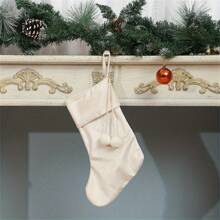 Christmas Stocking Xmas Socks Gifts Bags For Family Holiday Season Decor Tree Decorations Hanging Ornament Fireplace Party Supplies 14"