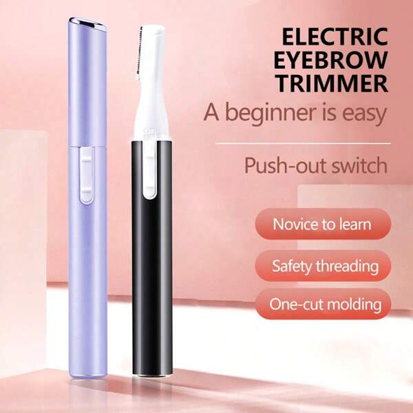 Electric Eyebrow Trimmer, Ladies Eyebrow Pencil Automatic Eyebrow Razor Shaver, Hair Removal Beauty Trimmer Device For Women