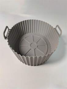 1 件可折叠可重复使用硅胶烘焙垫，适用于空气炸锅、厨房烤盘 - 彩色 - 查看 6