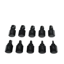 Set Of English Hex Screw Extractors For Damaged, Stripped, Or Threaded Screws And Bolts, Nut Extractor - Black - View 8