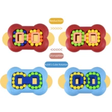 Đồ chơi Fidget Cube xoay Magic Bean, Đồ chơi xoay Magic Cube Puzzle, Quà tặng giảm căng thẳng Fidget Puzzles Brain Teaser Sudoku Puzzles dành cho người lớn, Đồ chơi giảm lo âu, Đồ chơi khối lập phương cầm tay lật đôi, Quà tặng Giáng sinh/Tiệc tùng - nhiều màu - Xem 5