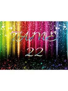 1 tấm vải nền biểu ngữ sinh nhật có thể tùy chỉnh tên và tuổi, trang trí cảnh tiệc sinh nhật, nền sân khấu khiêu vũ có đèn nhiều màu sắc, chúc mừng sinh nhật - Nhiều màu - Xem 9