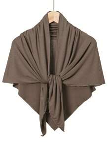 1pc Senhoras Casual Cor Sólida Macio Hijab Lenço de Cabeça, Confortável Versátil Xale Para Todas As Estações Faixa de Cabeça Abaya Acessórios Casual Sob Cap Mulheres Véu - cor sólida - Ver 10