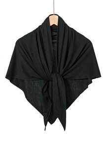 1pc Senhoras Casual Cor Sólida Macio Hijab Lenço de Cabeça, Confortável Versátil Xale Para Todas As Estações Faixa de Cabeça Abaya Acessórios Casual Sob Cap Mulheres Véu - cor sólida - Ver 9