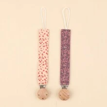2pcs/Set Infant Fashionable Pacifier Chain & Pacifier Clip, Suitable For Daily Use - Multicolor - View 13