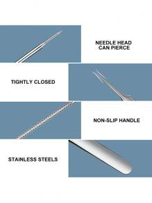 YUANDU Blackhead Removal Kit, Professional Stainless Steel Comedone Extractor Tool For Acne, Pimples, Blackhead Care