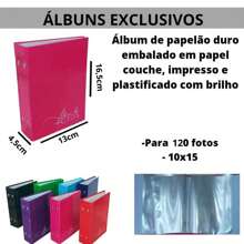 Albums For 120 Photos 10x15 Plain Black Blue Pink And Other Colors Classic Beautiful - 綠色 - 查看 5